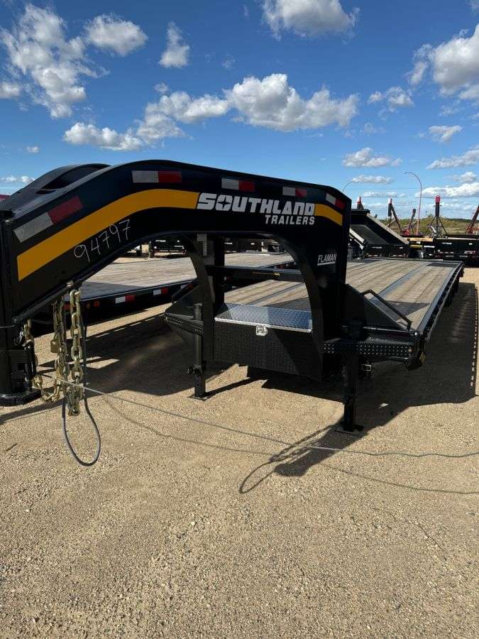 2024 Southland ETG 8'6" x 38' Gooseneck Beavertail Flat Deck