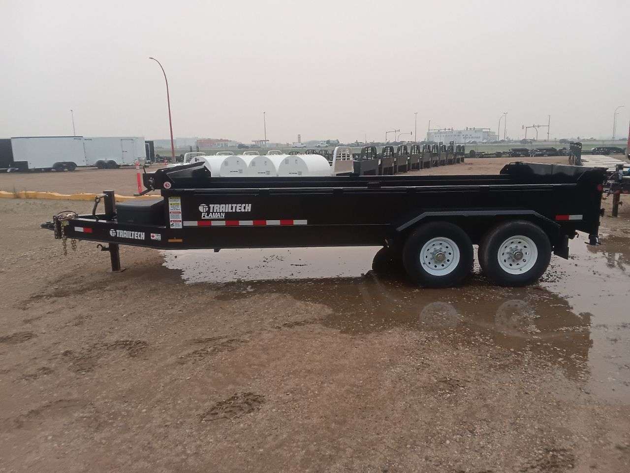 2024 Trailtech 7' x 16' Heavy Duty Dump Trailer