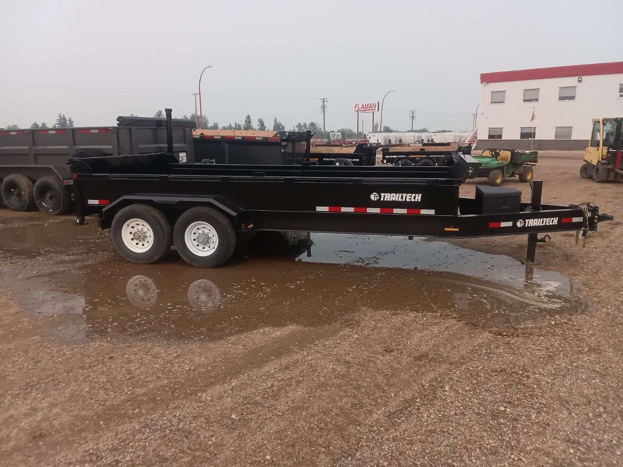 2024 Trailtech 7' x 16' Heavy Duty Dump Trailer