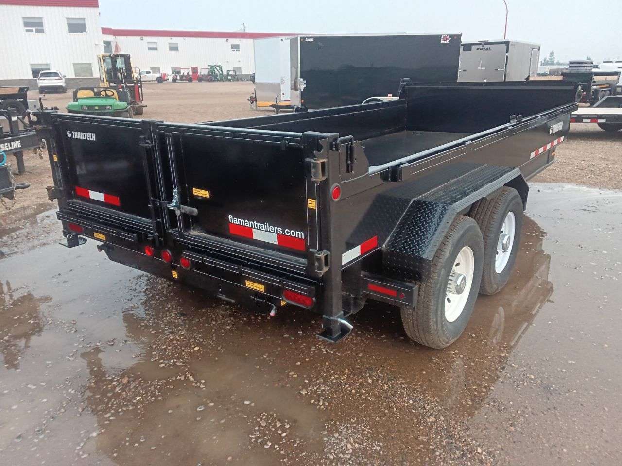 2024 Trailtech 7' x 16' Heavy Duty Dump Trailer