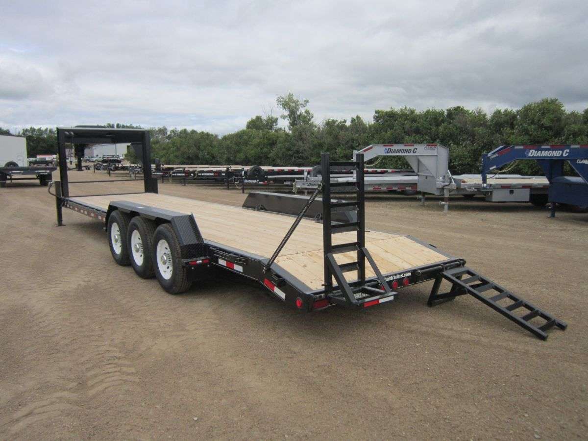 2024 Trailtech L370 8'5" x 28' Gooseneck Flat Deck