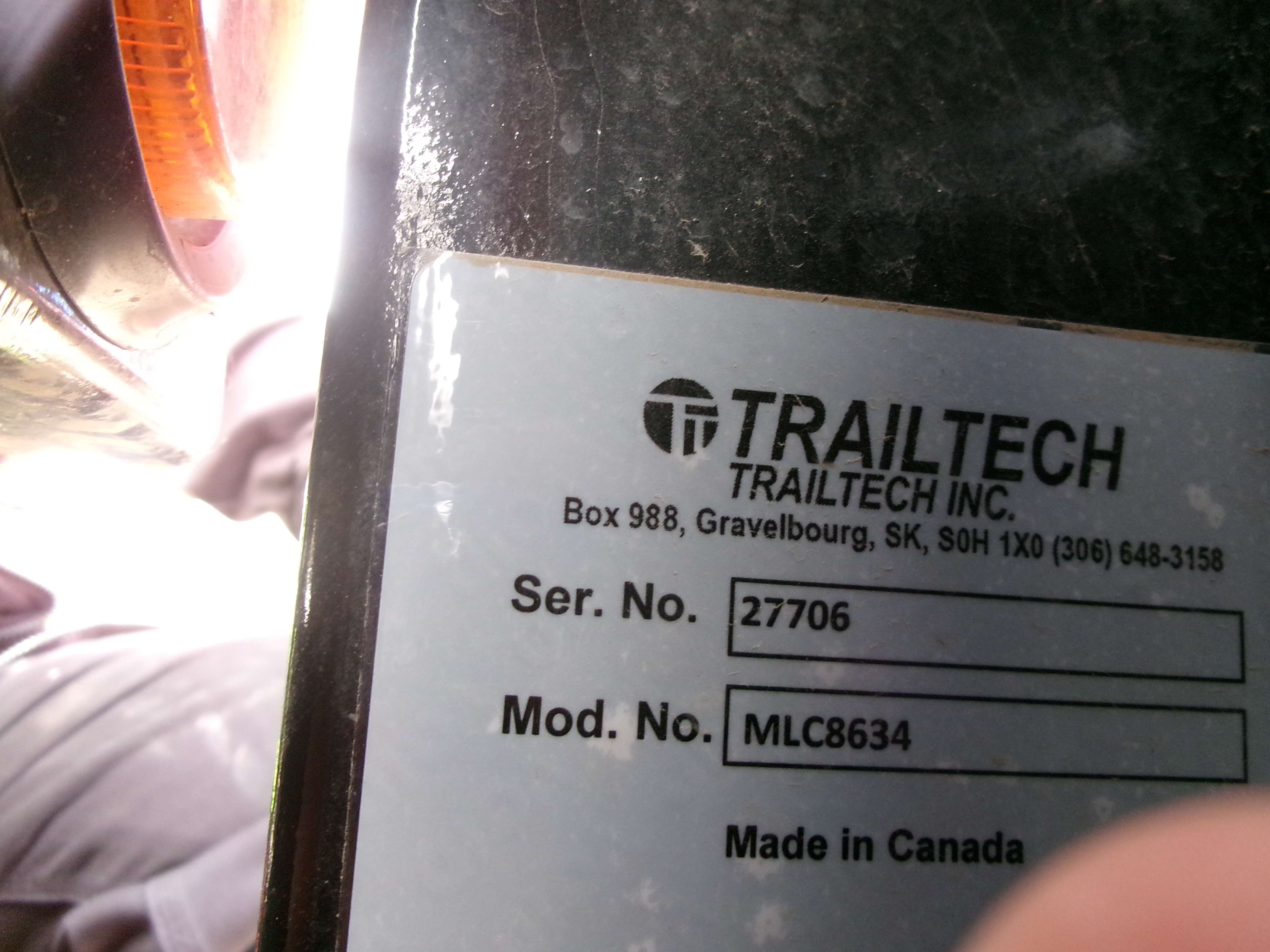 2024 Trailtech MLC 8'6" Truck Deck