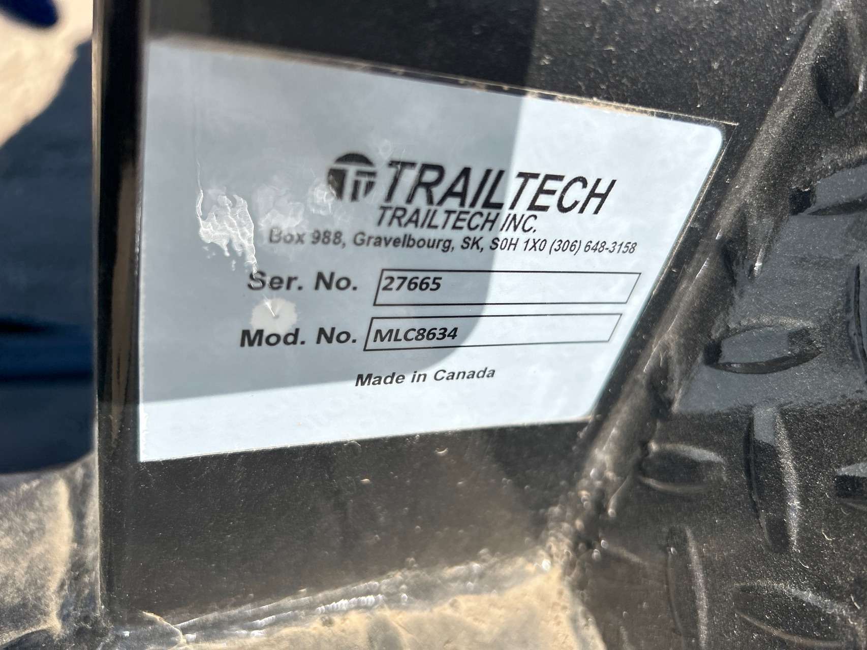 2024 Trailtech MLC 8'6" Truck Deck