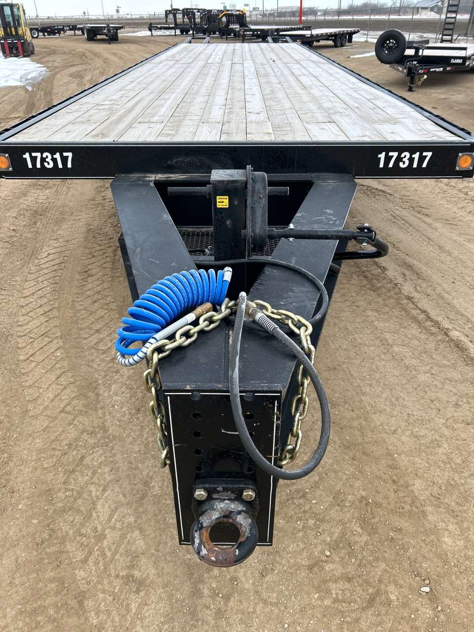 2024 Trailtech TD320 8'6" x 35' BT Pintle Flat Deck Trailer