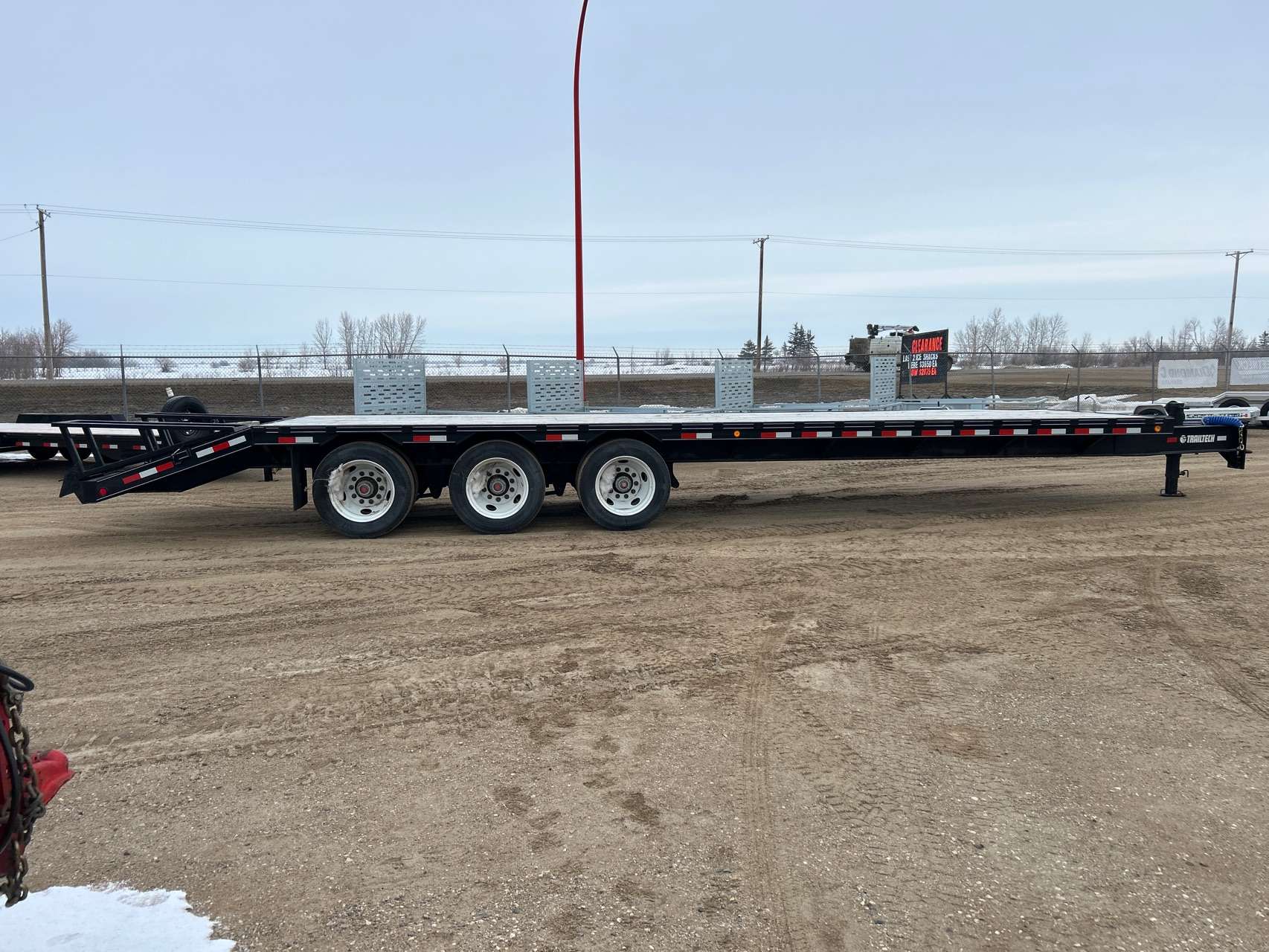 2024 Trailtech TD320 8'6" x 35' BT Pintle Flat Deck Trailer