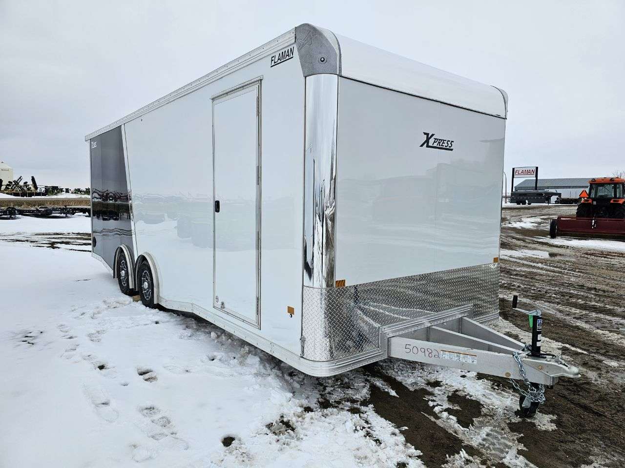 2025 Alcom 8'6" x 24' Flat Front Car Hauler