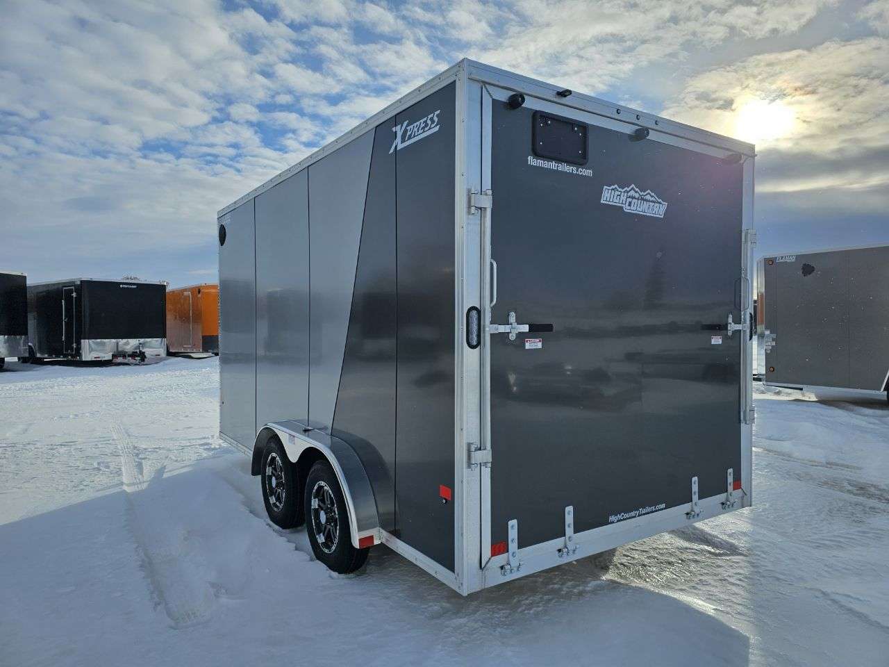 2025 Alcom Xpress 7'6" x 14' + V-Nose Cargo