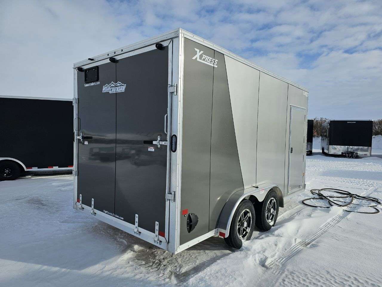 2025 Alcom Xpress 7'6" x 14' + V-Nose Cargo