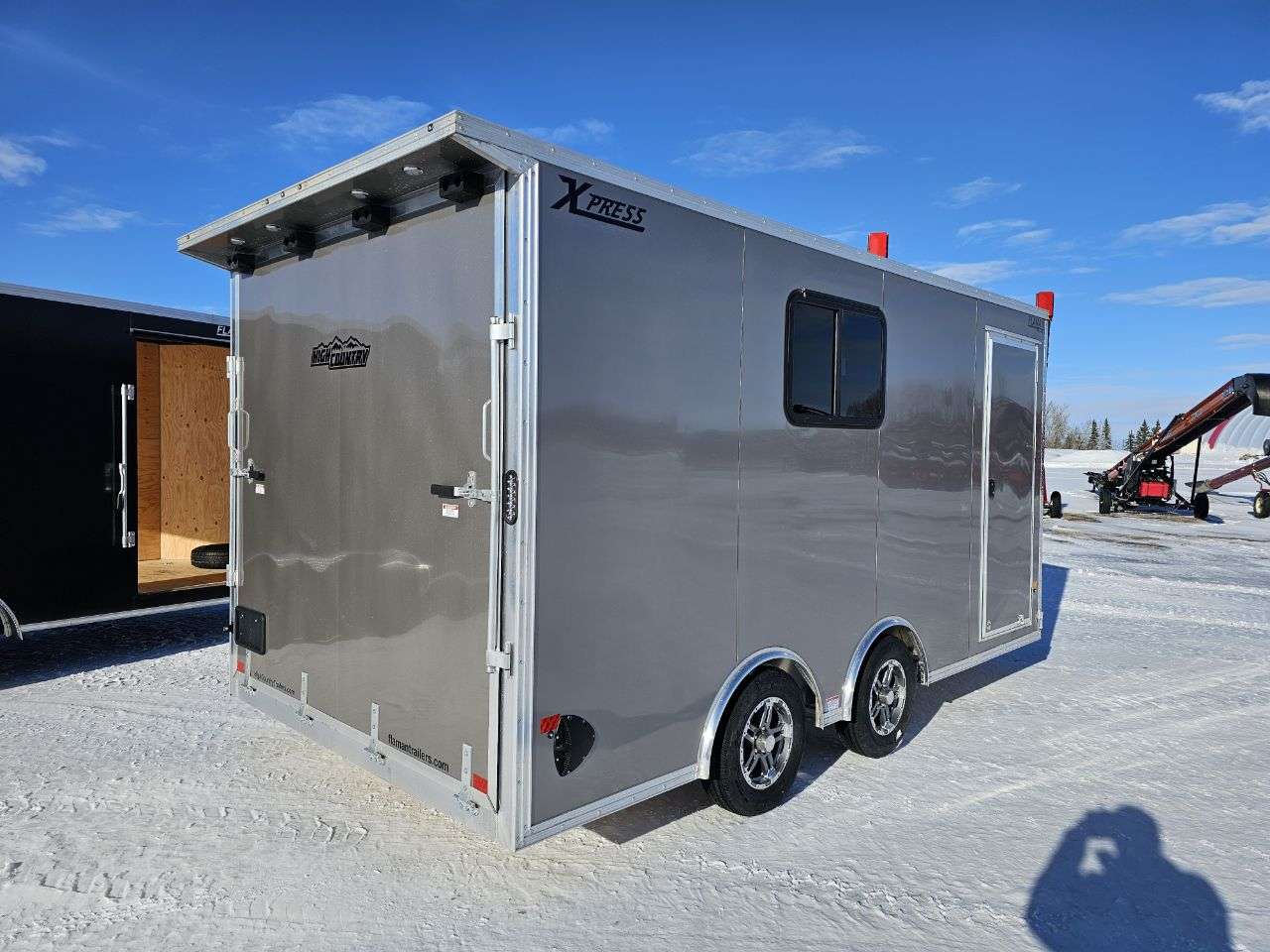 2025 Alcom Xpress 8'6" x 16' + V-Nose Toy Hauler