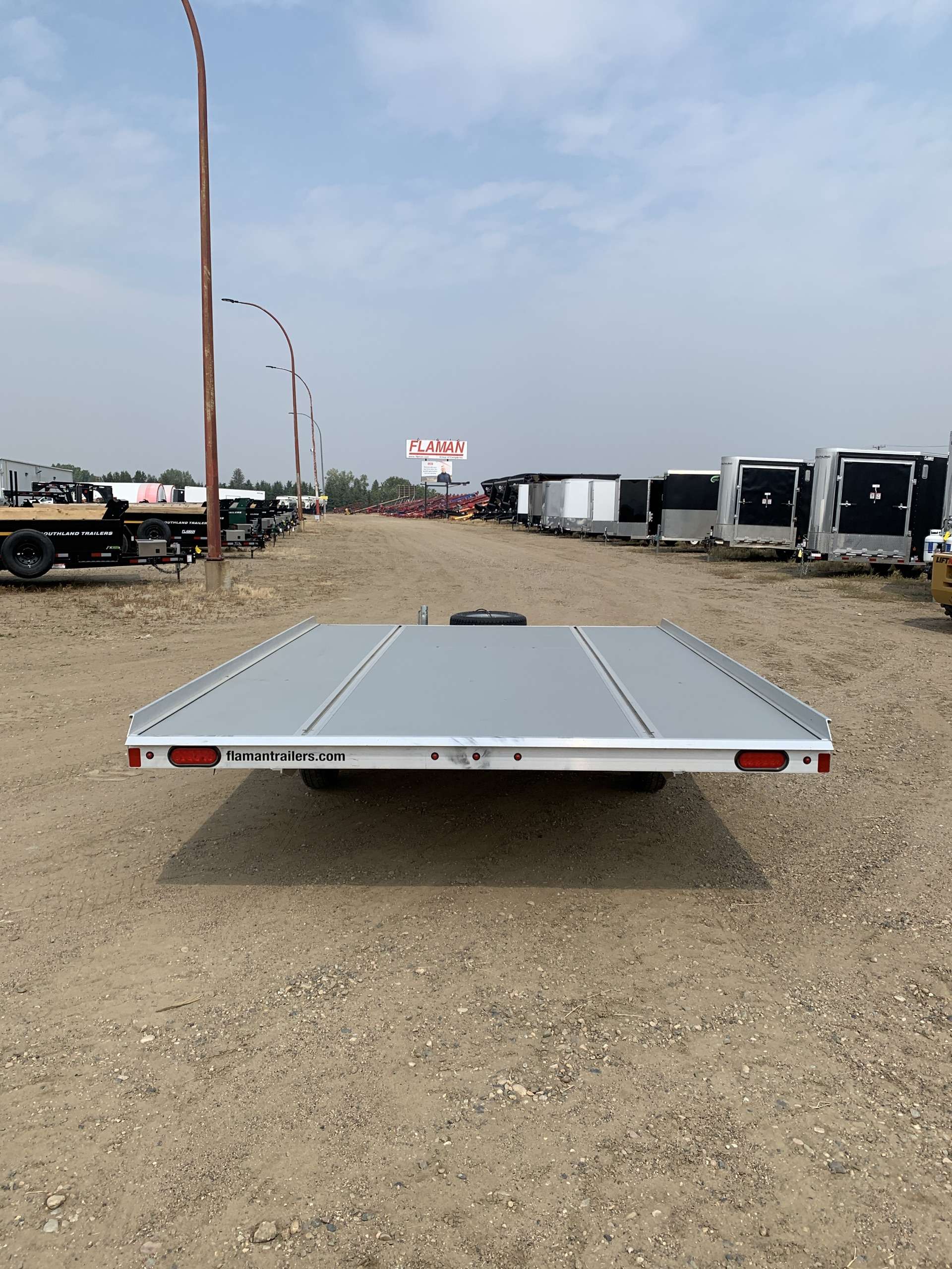 2025 Aluma 8'6" x 12' Tilt Toy Hauler Trailer