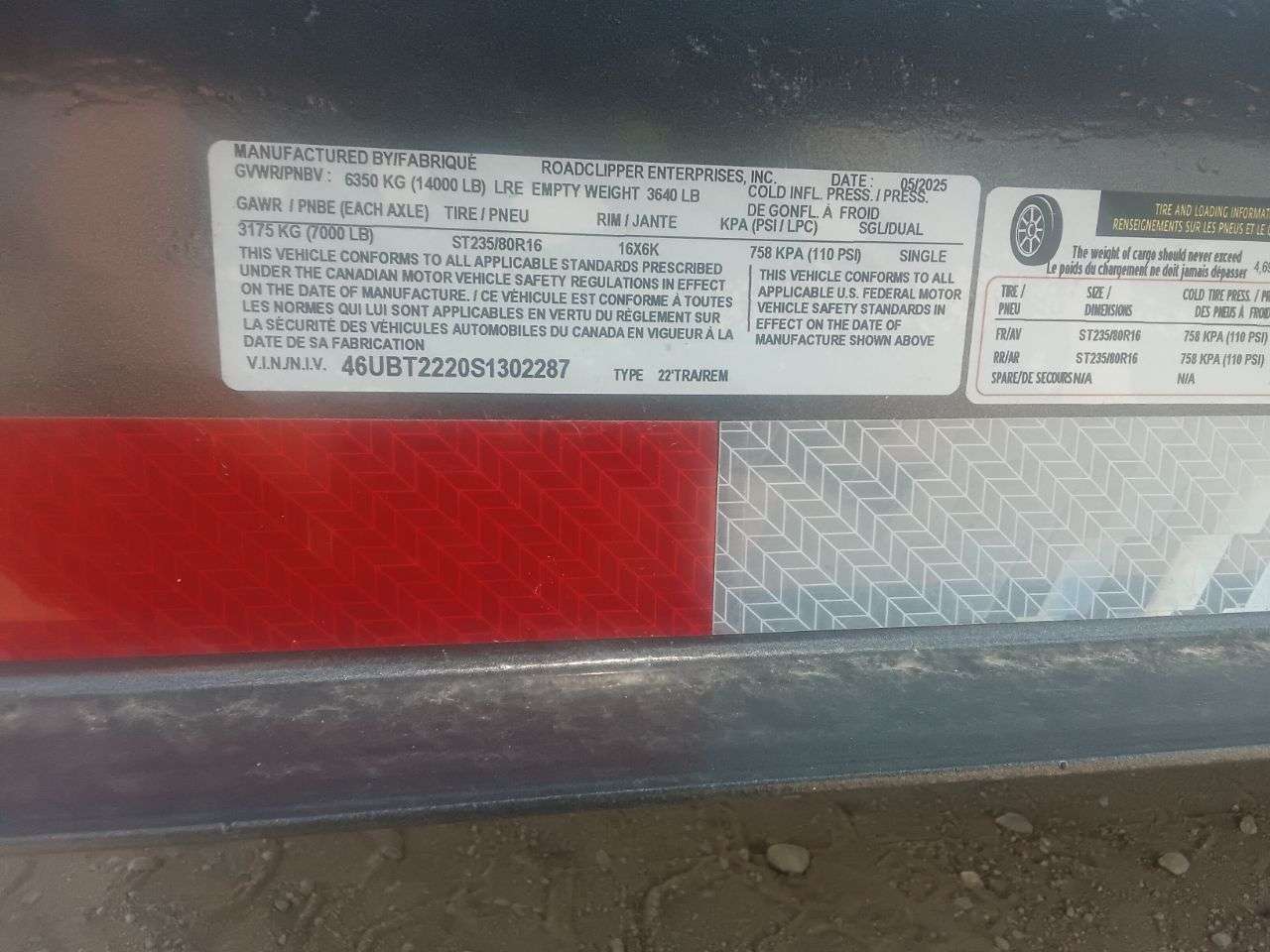 2025 Baseline HTL 8'6" x 22' Partial Tilt