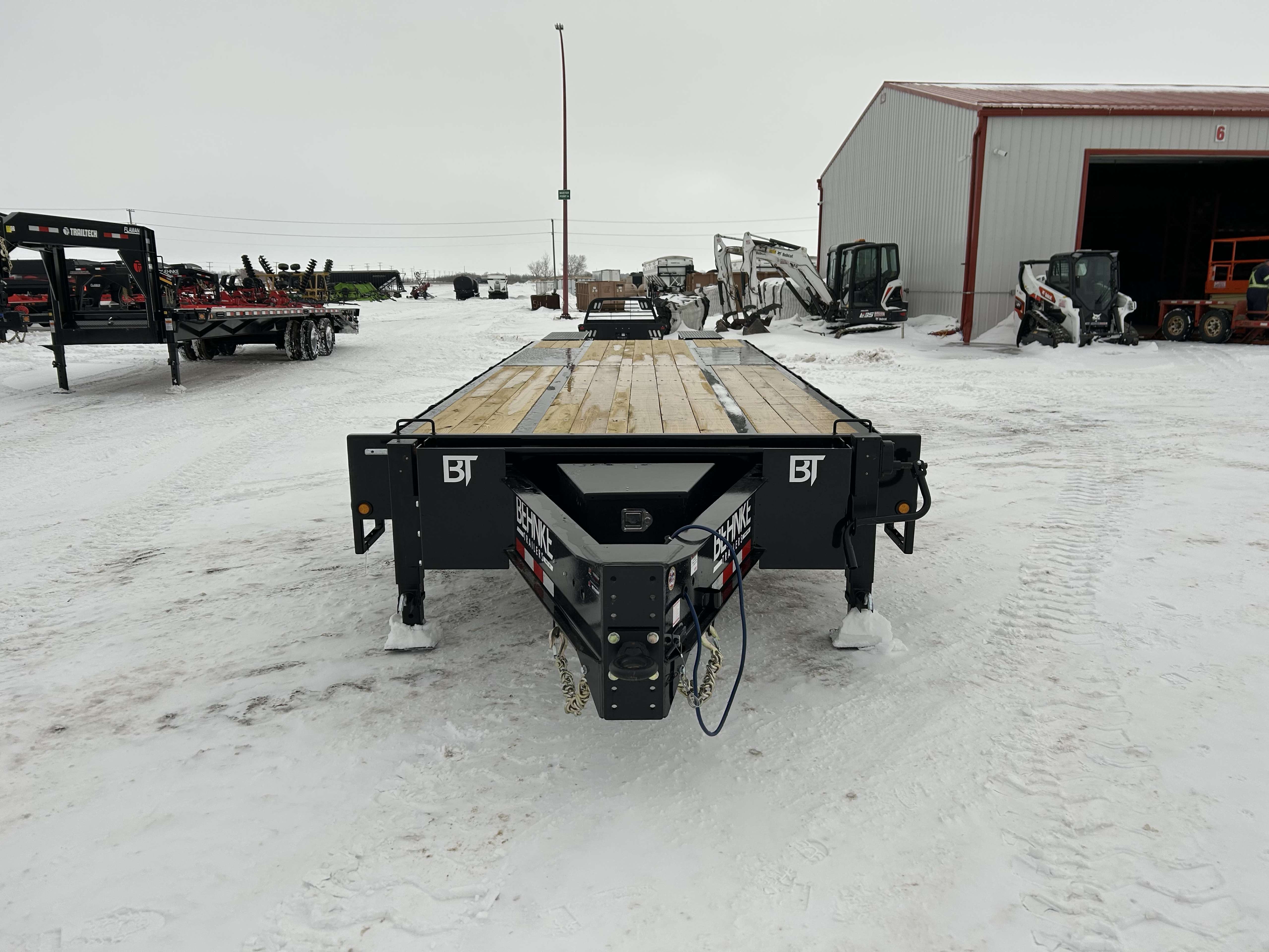 2025 Behnke FB 8'6" x 29' Pintle Flat Deck Trailer