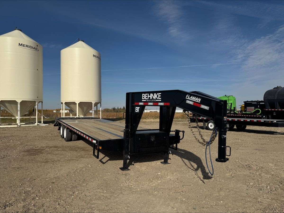 2025 Behnke FB 8'6" x 30' Gooseneck Flat Deck