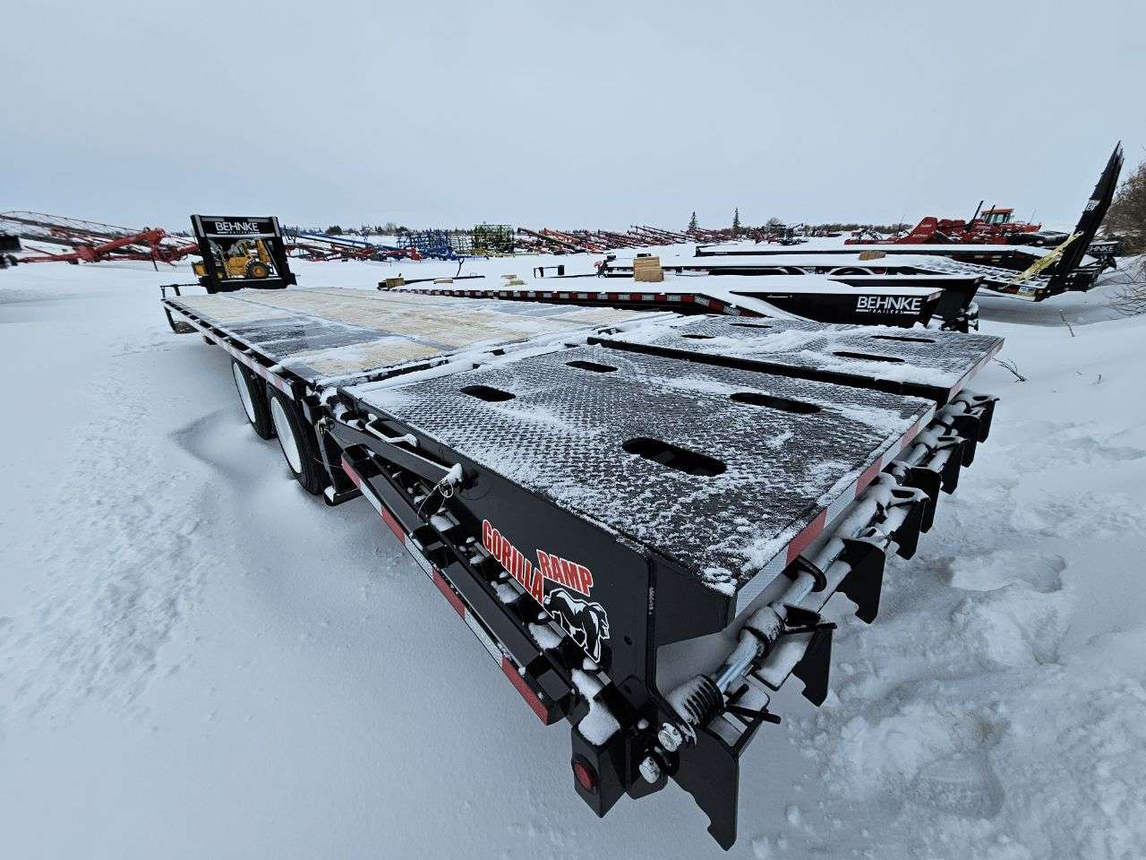 2025 Behnke FB 8'6" x 30' Gooseneck Flat Deck