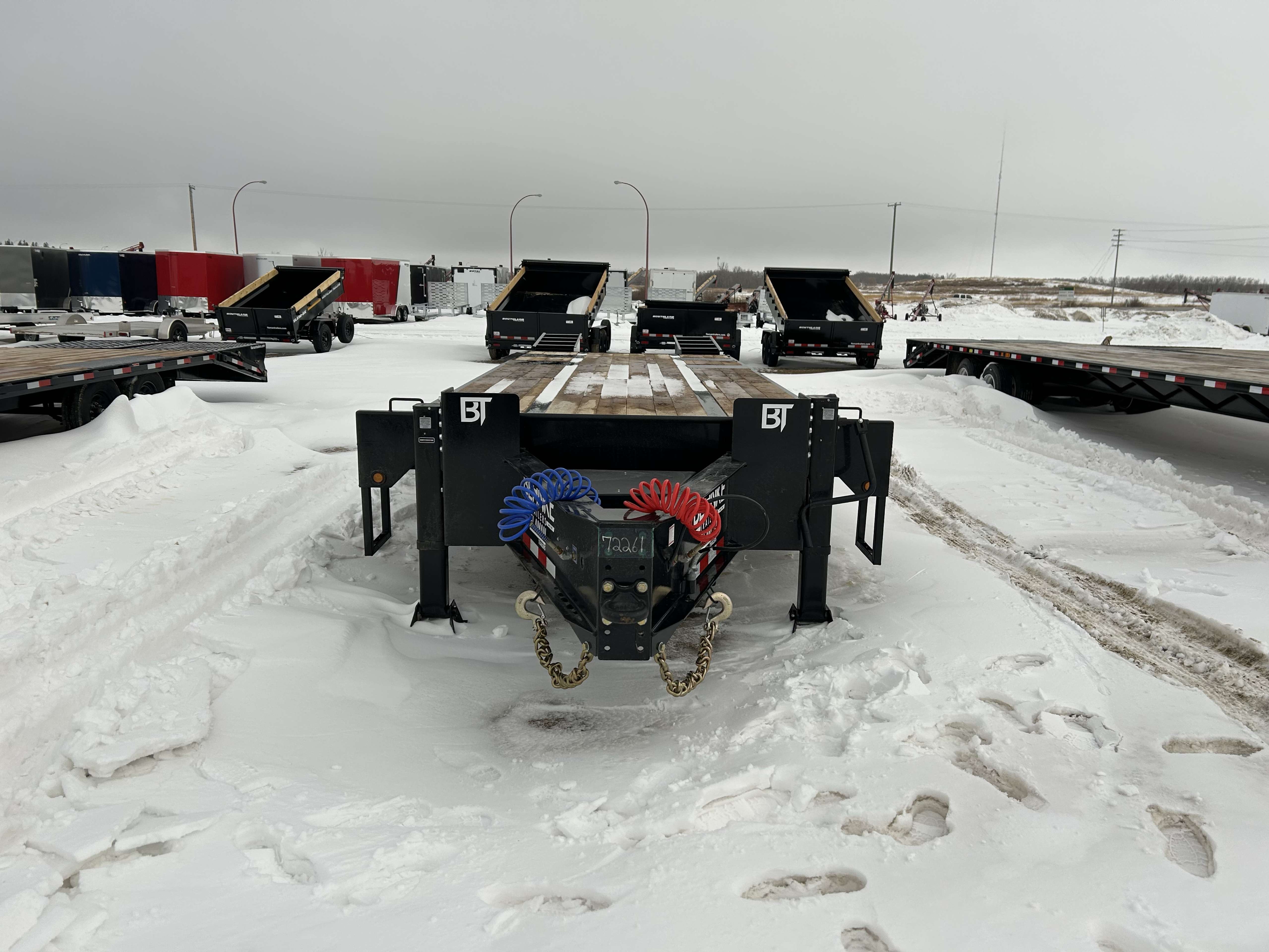 2025 Behnke FBSD 8'6" x 31' Pintle Flat Deck Trailer