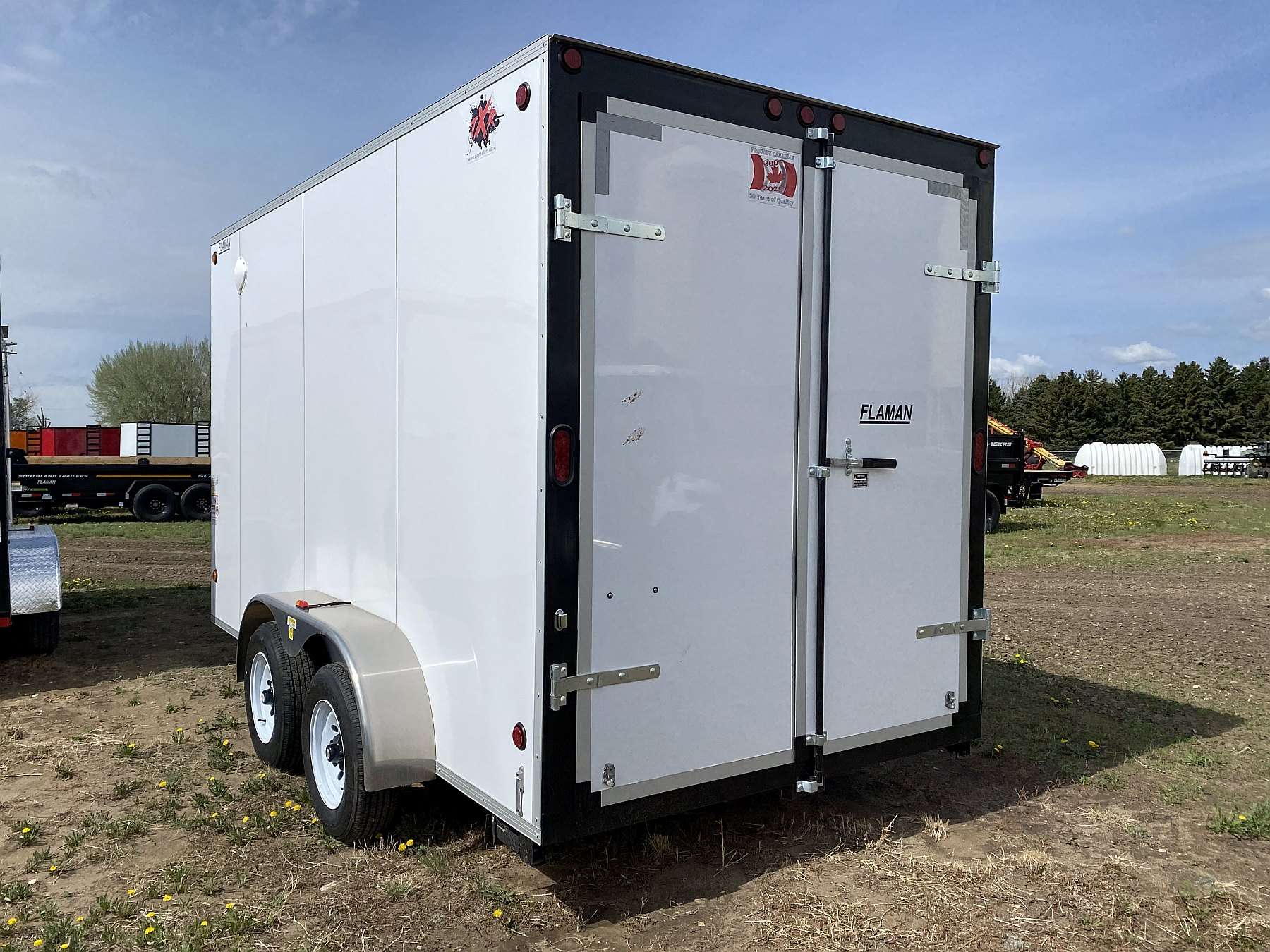 2025 CJay  7' x 14' Enclosed V-nose Cargo Trailer