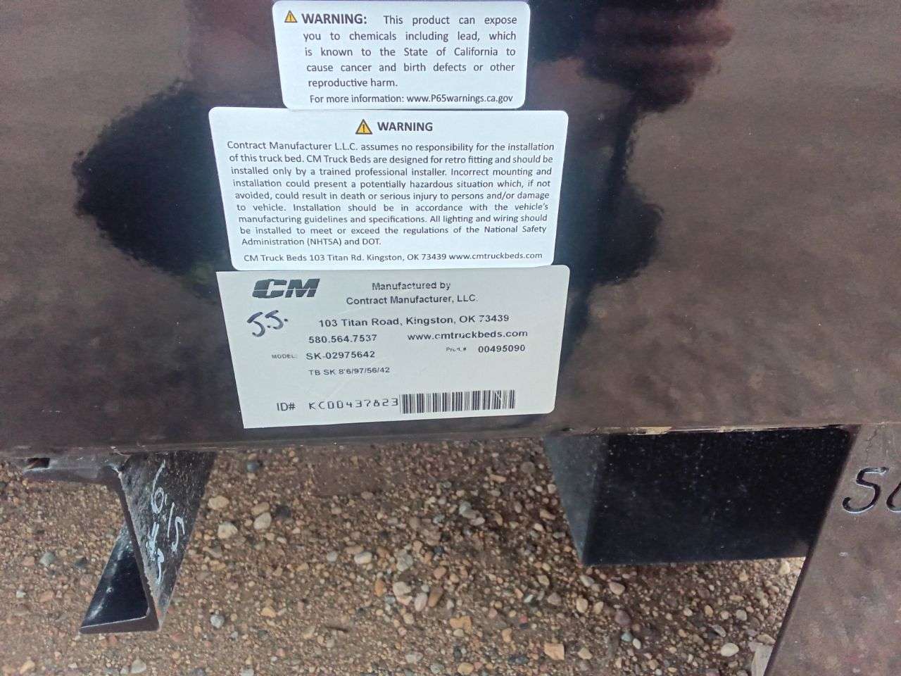 2025 CM 8'6" Steel Utility Truck Deck