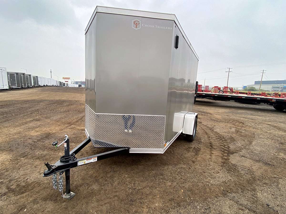 2025 Cross 6'x10' + 2' V-nose Enclosed Cargo Trailer