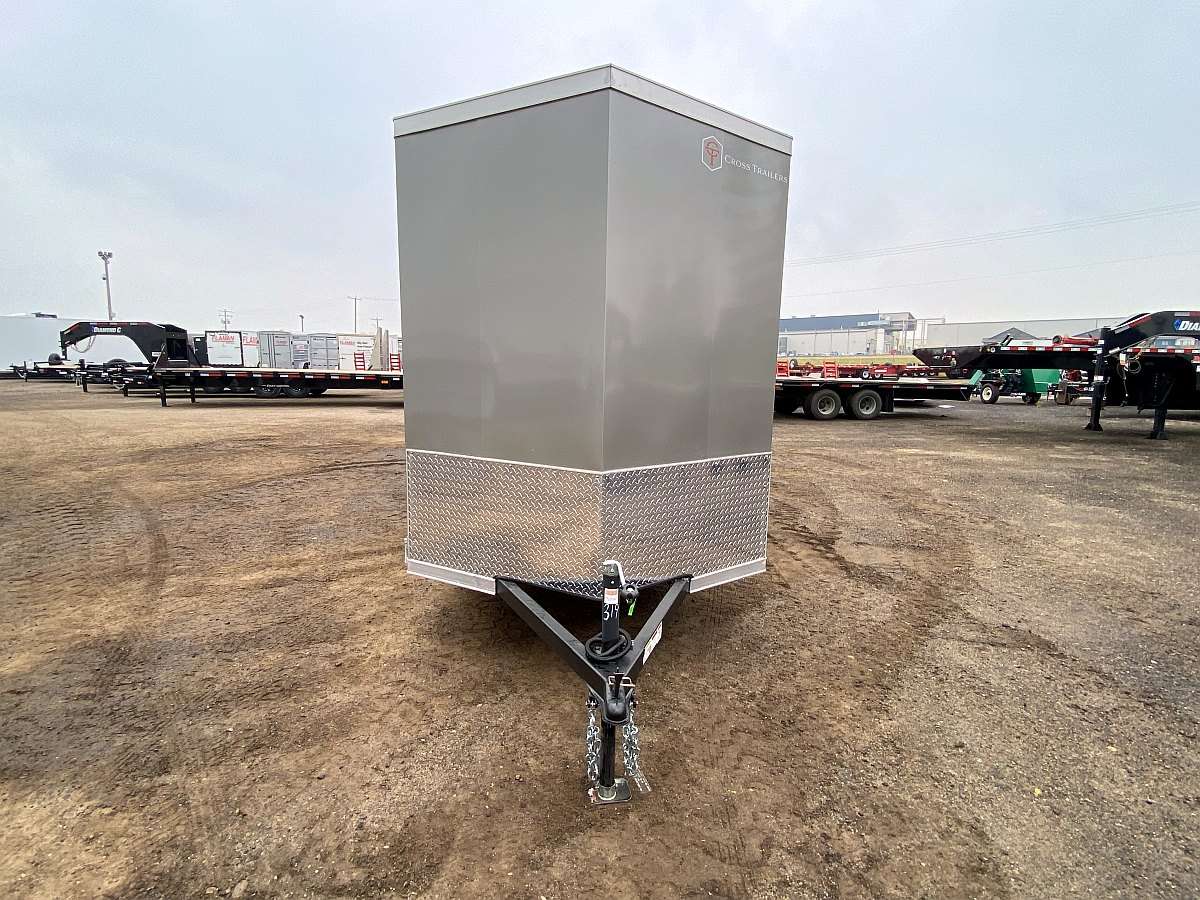 2025 Cross 6'x10' + 2' V-nose Enclosed Cargo Trailer