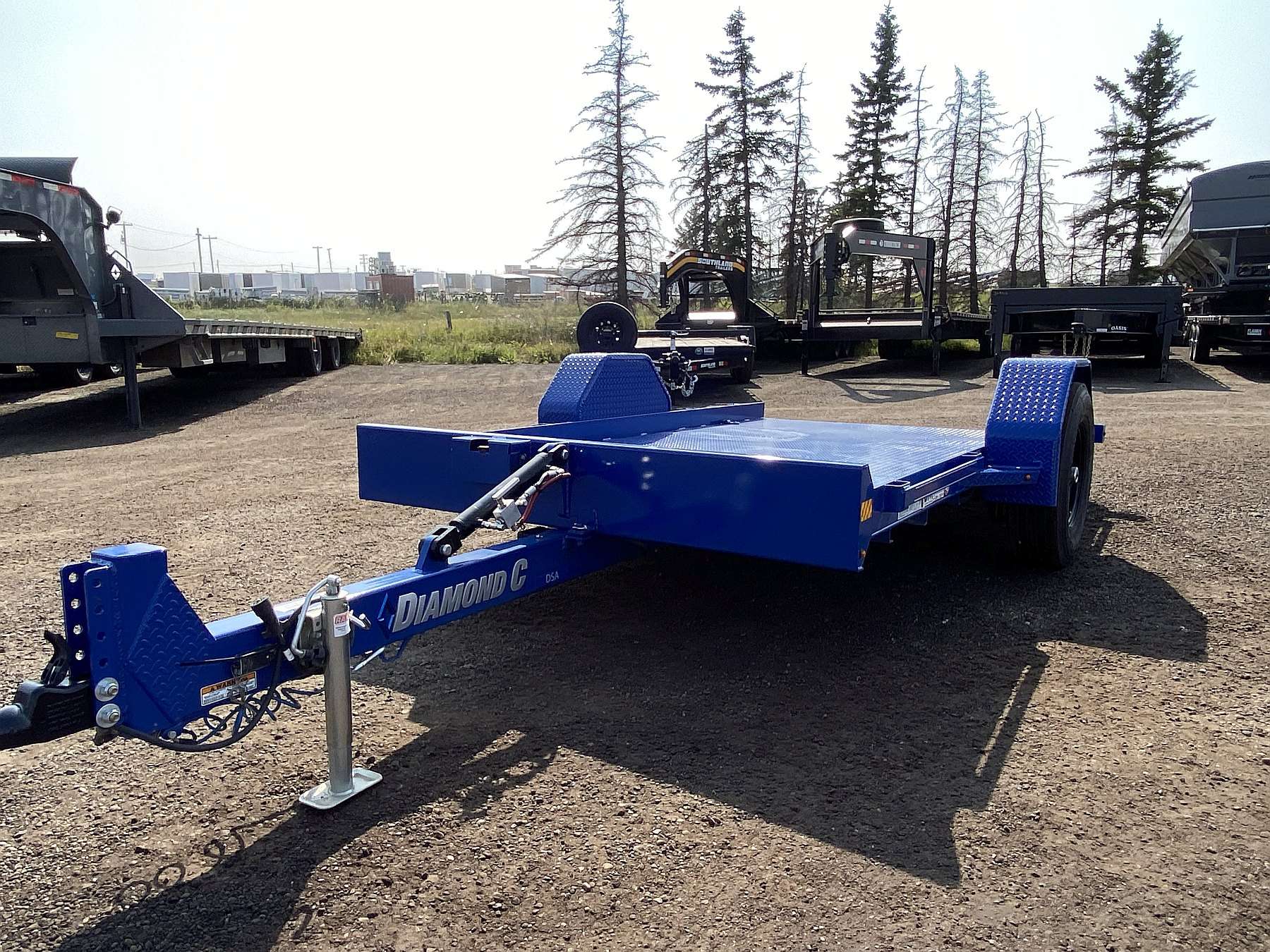 2025 Diamond C 12' Hydraulically Dampened Tilt Trailer