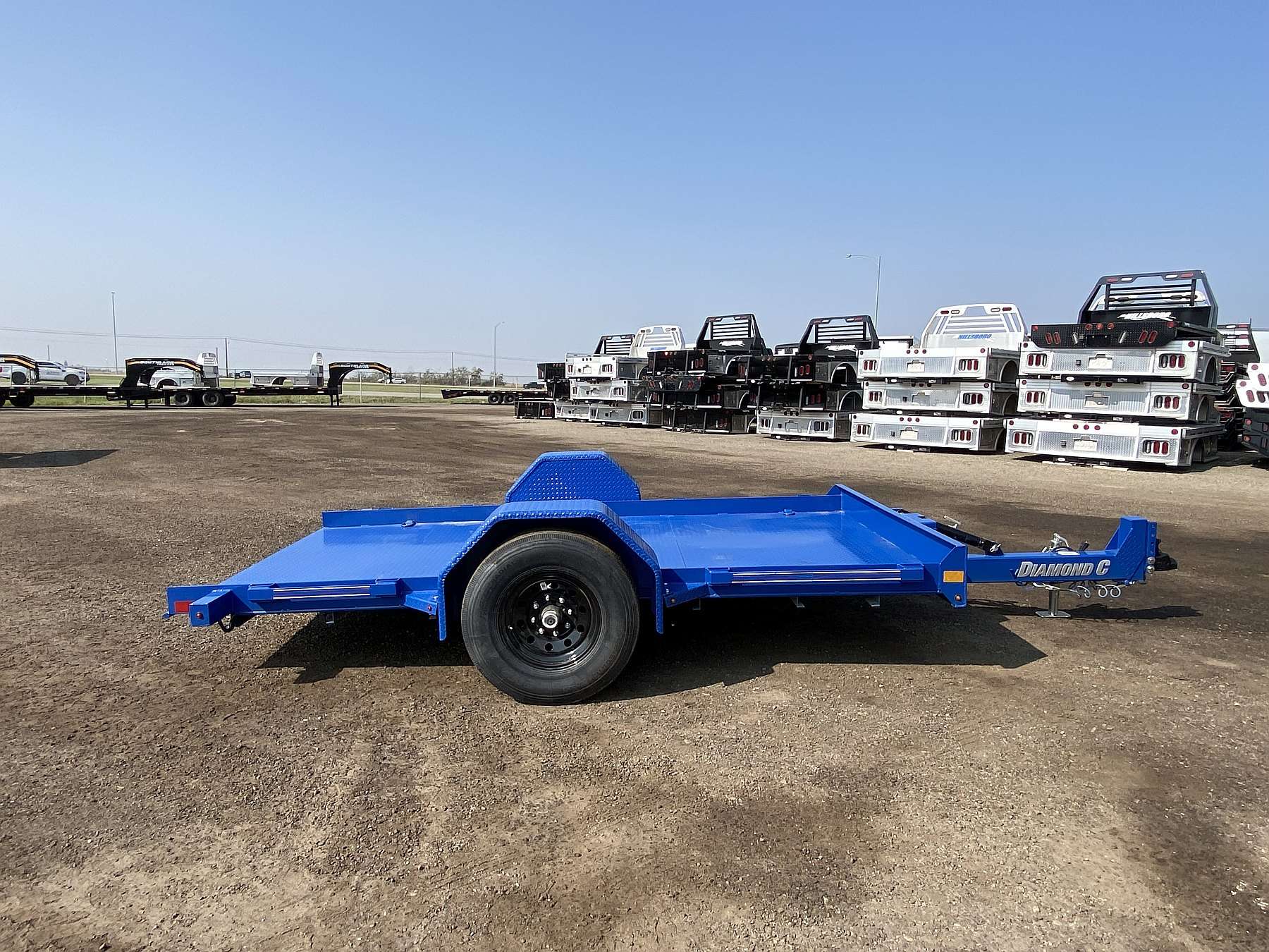 2025 Diamond C 12' Hydraulically Dampened Tilt Trailer