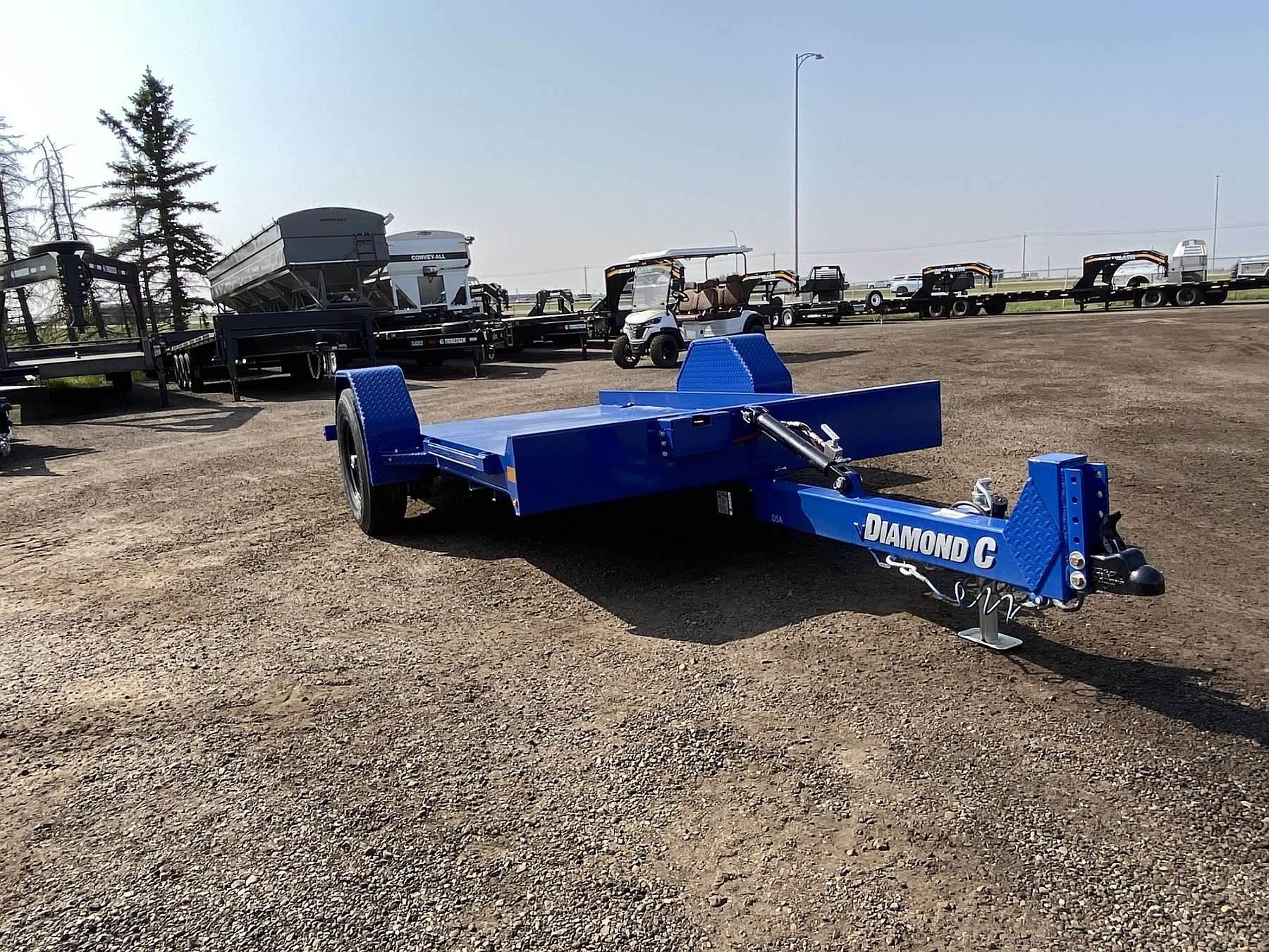 2025 Diamond C 12' Hydraulically Dampened Tilt Trailer