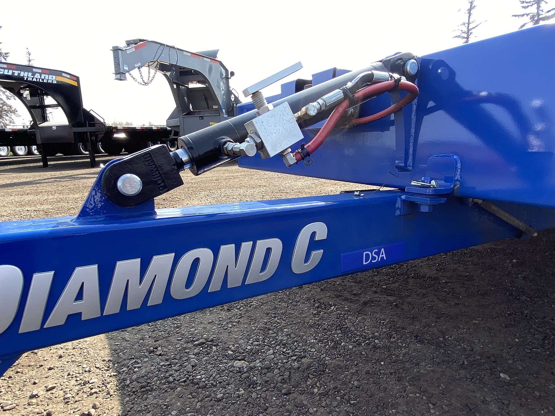 2025 Diamond C 12' Hydraulically Dampened Tilt Trailer