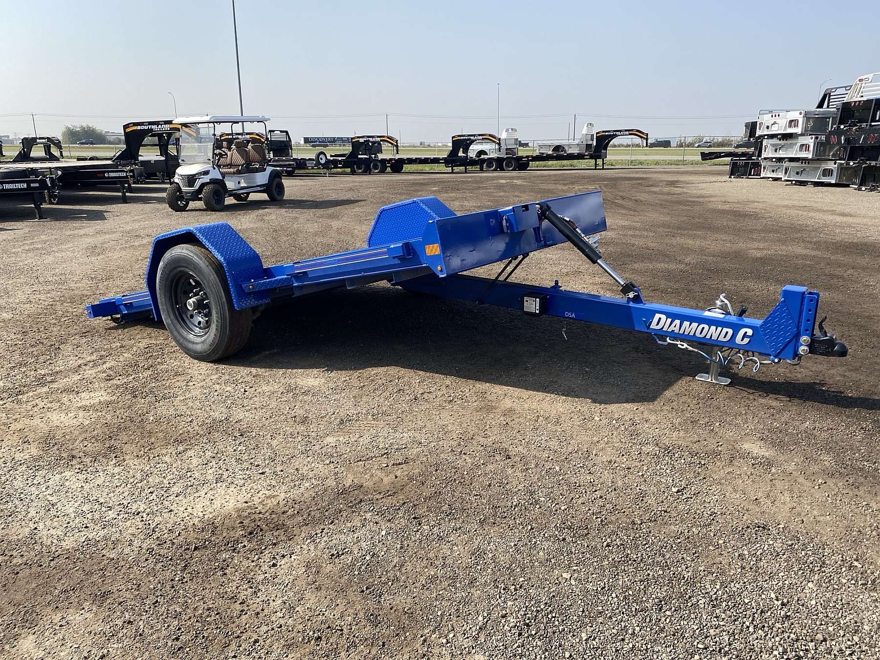 2025 Diamond C 12' Hydraulically Dampened Tilt Trailer