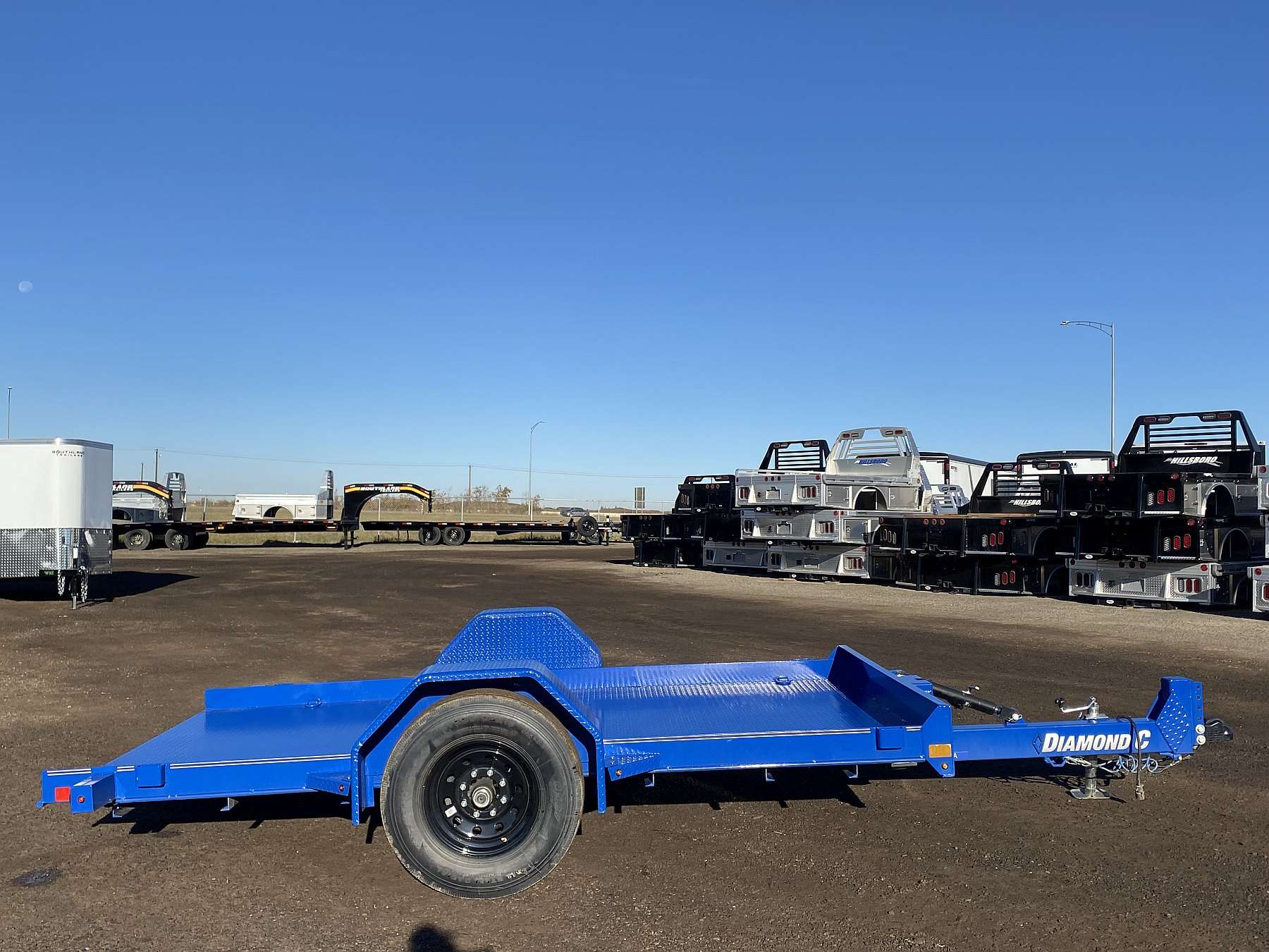 2025 Diamond C 12' Hydraulically Dampened Tilt Trailer