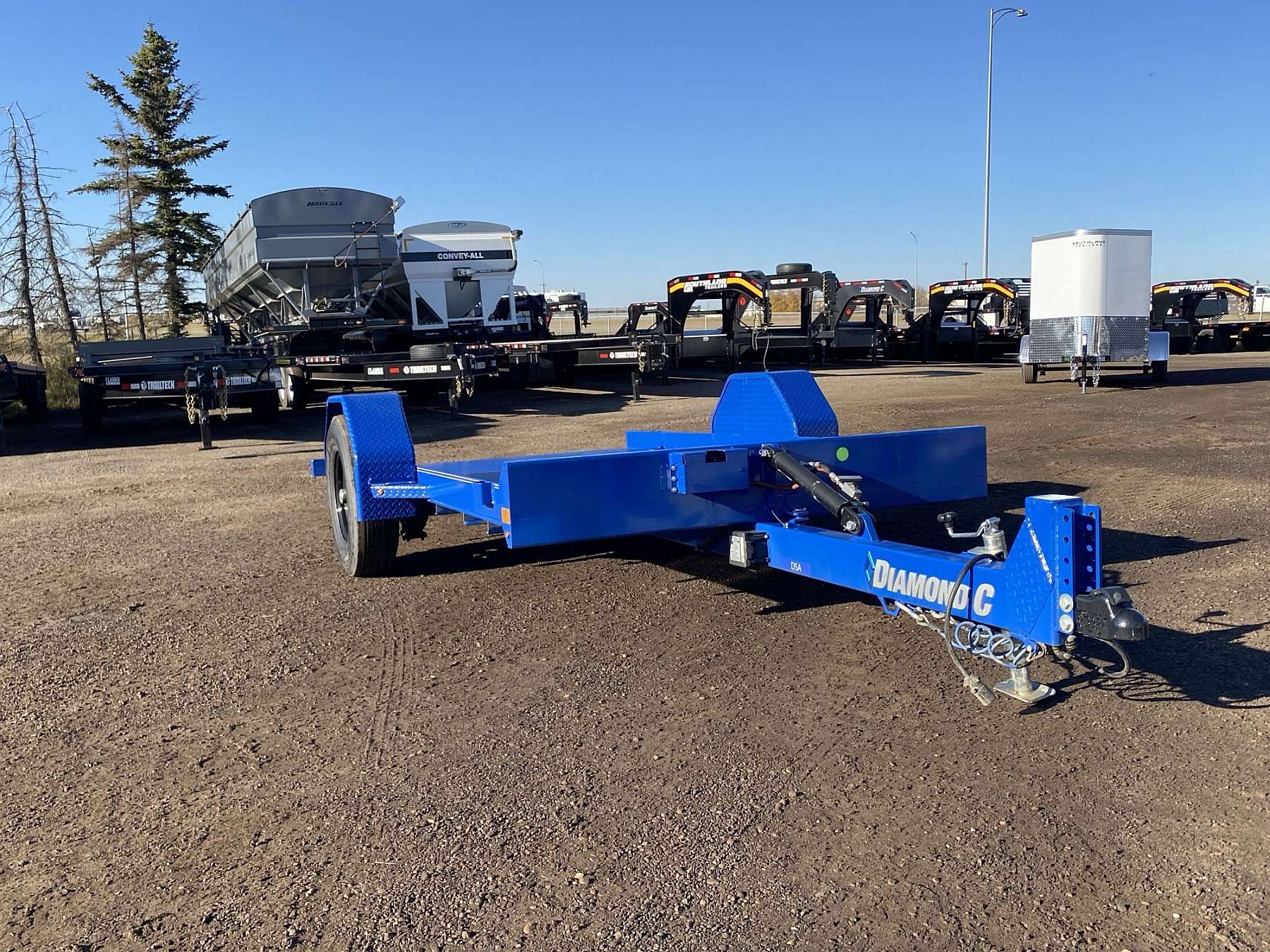 2025 Diamond C 12' Hydraulically Dampened Tilt Trailer