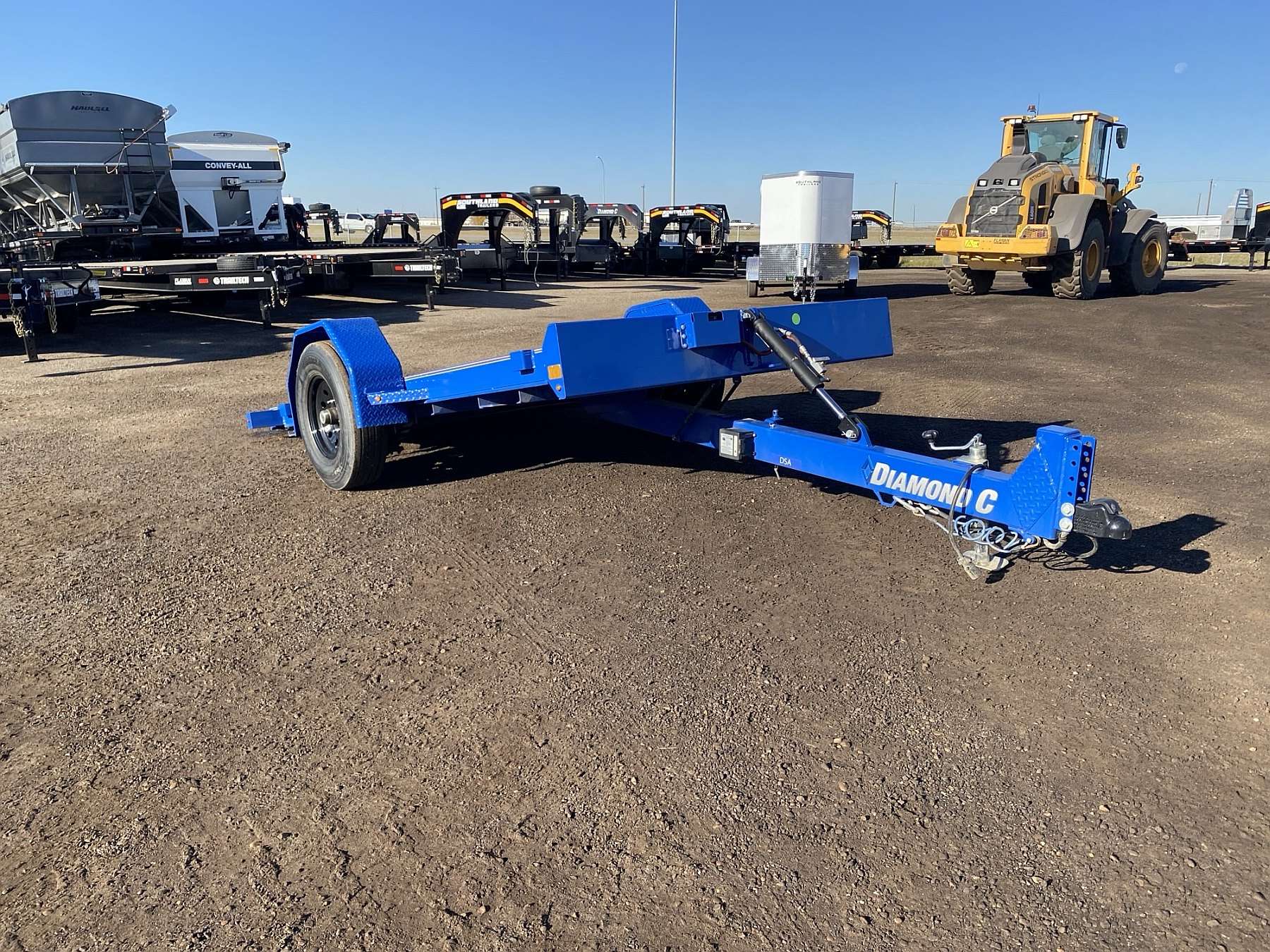 2025 Diamond C 12' Hydraulically Dampened Tilt Trailer