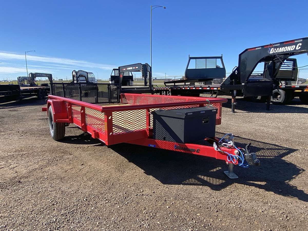 2025 Diamond C 12' Premium Utility Trailer