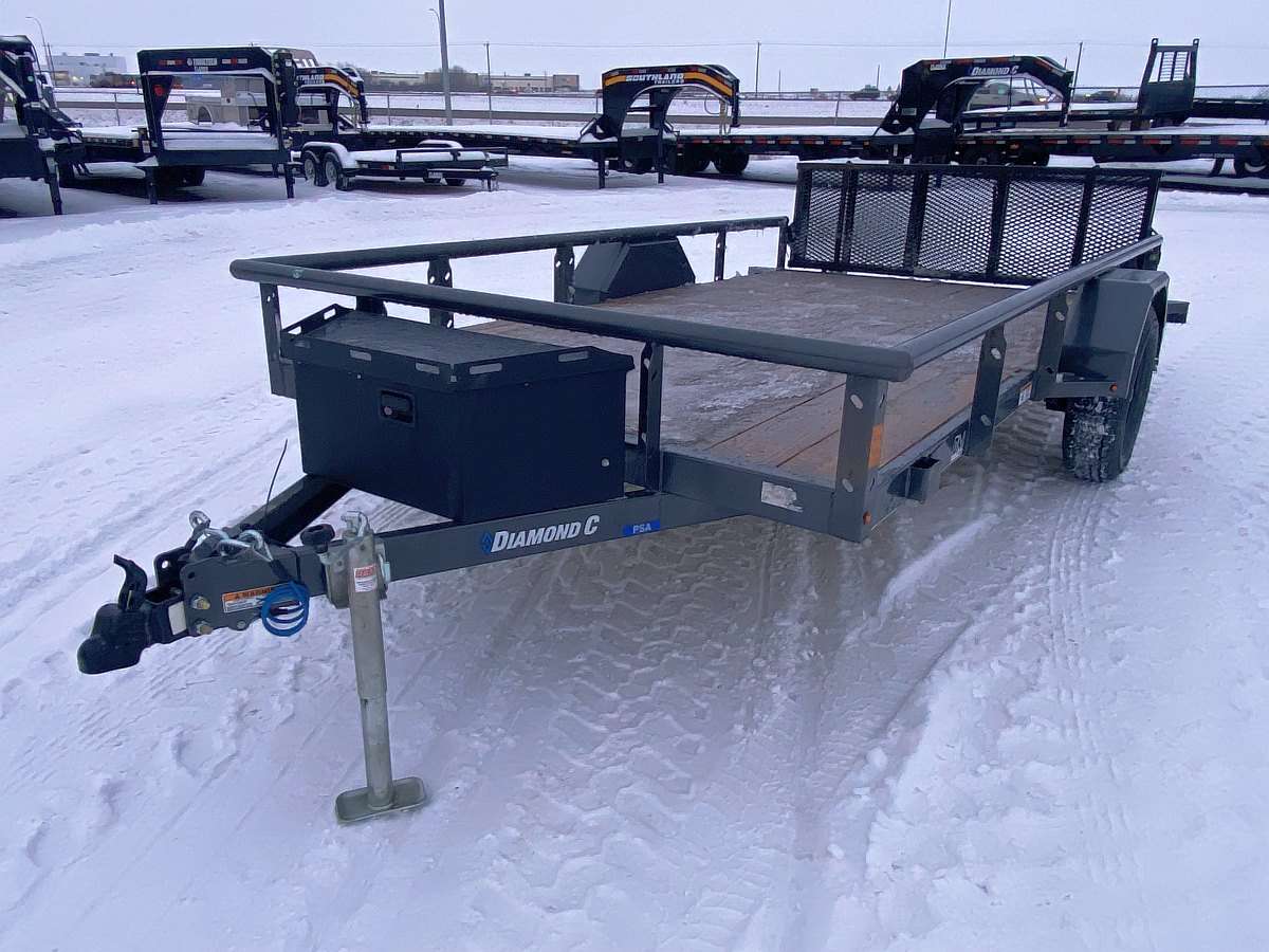 2025 Diamond C 12' Premium Utility Trailer