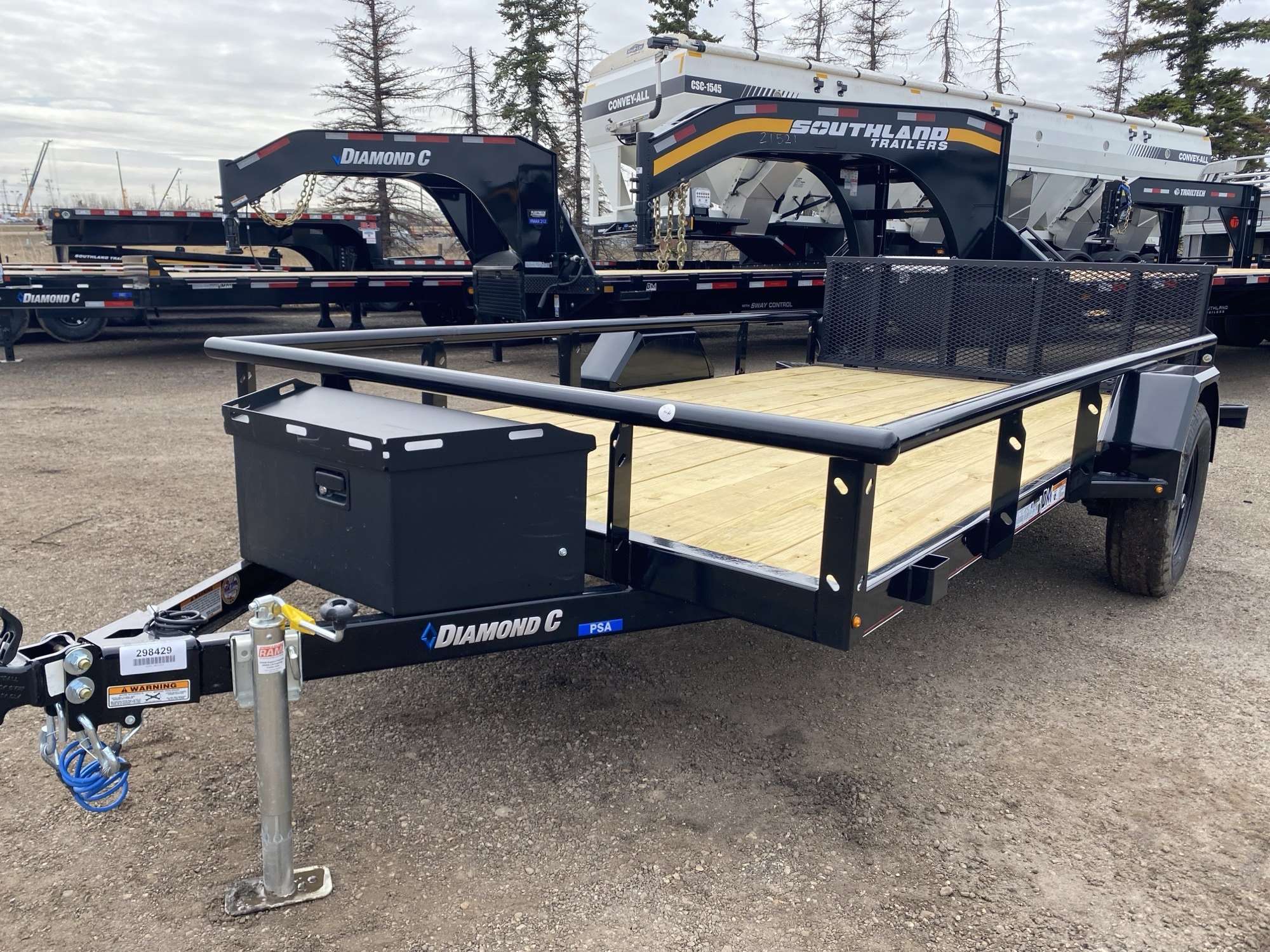 2025 Diamond C 12' Premium Utility Trailer