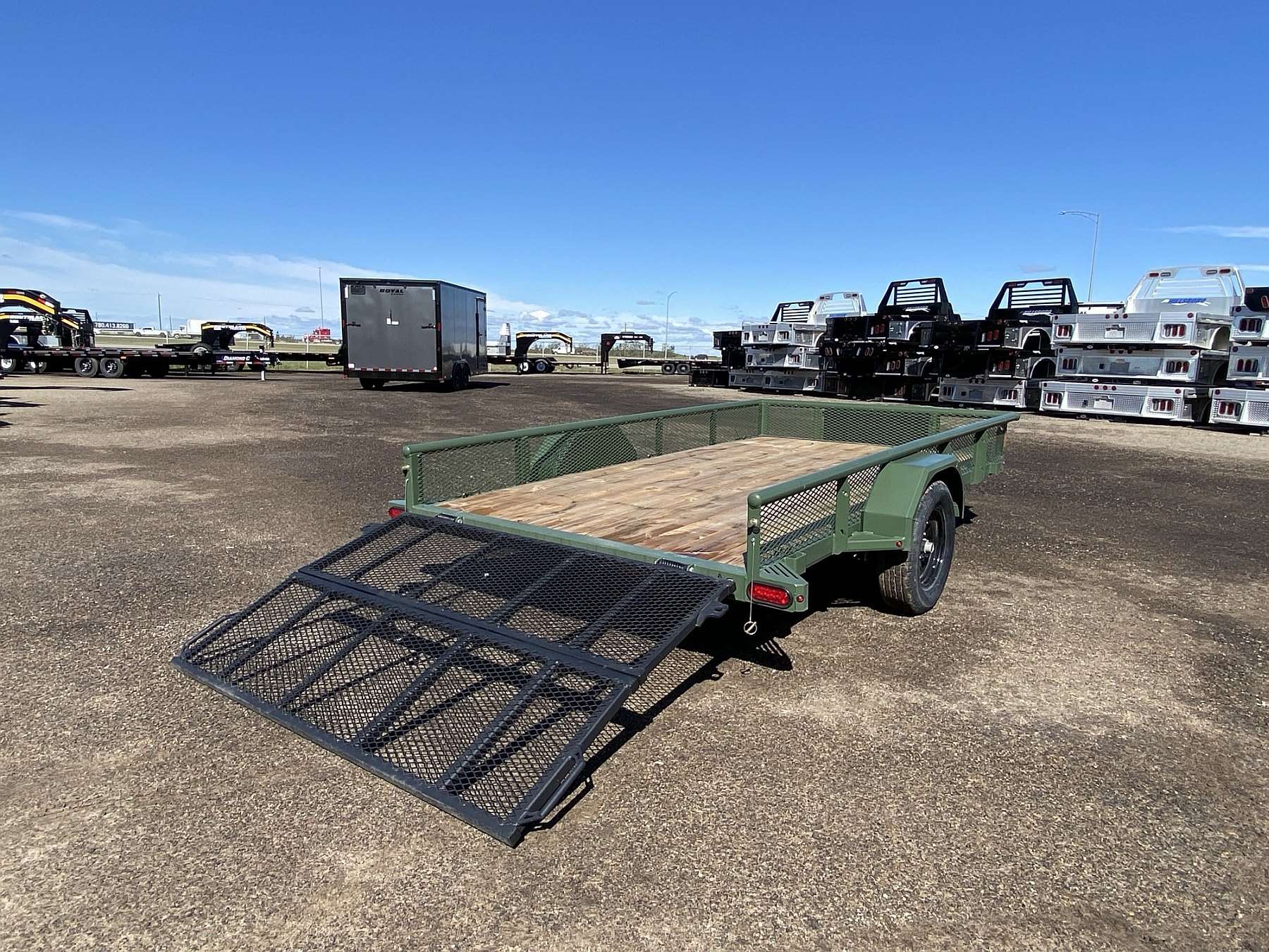 2025 Diamond C 12' Premium Utility Trailer