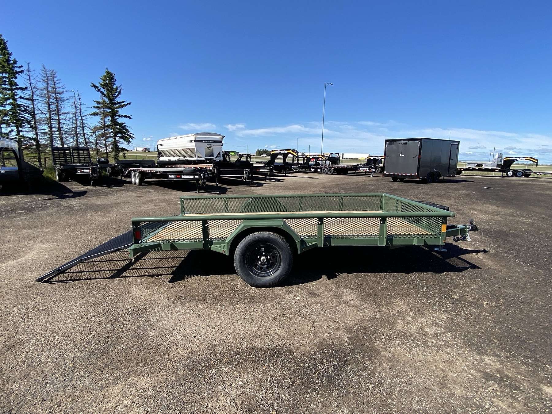 2025 Diamond C 12' Premium Utility Trailer