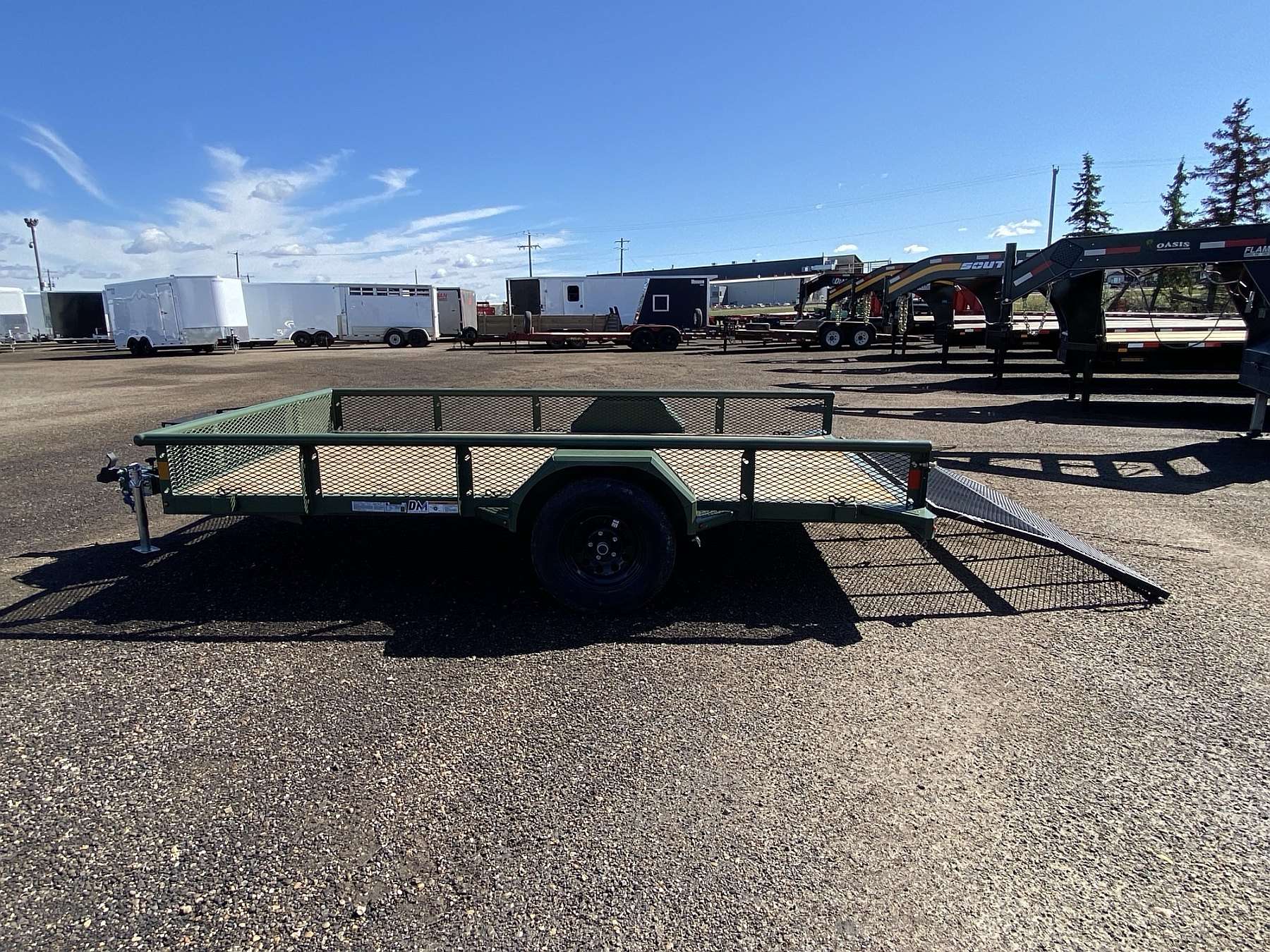 2025 Diamond C 12' Premium Utility Trailer