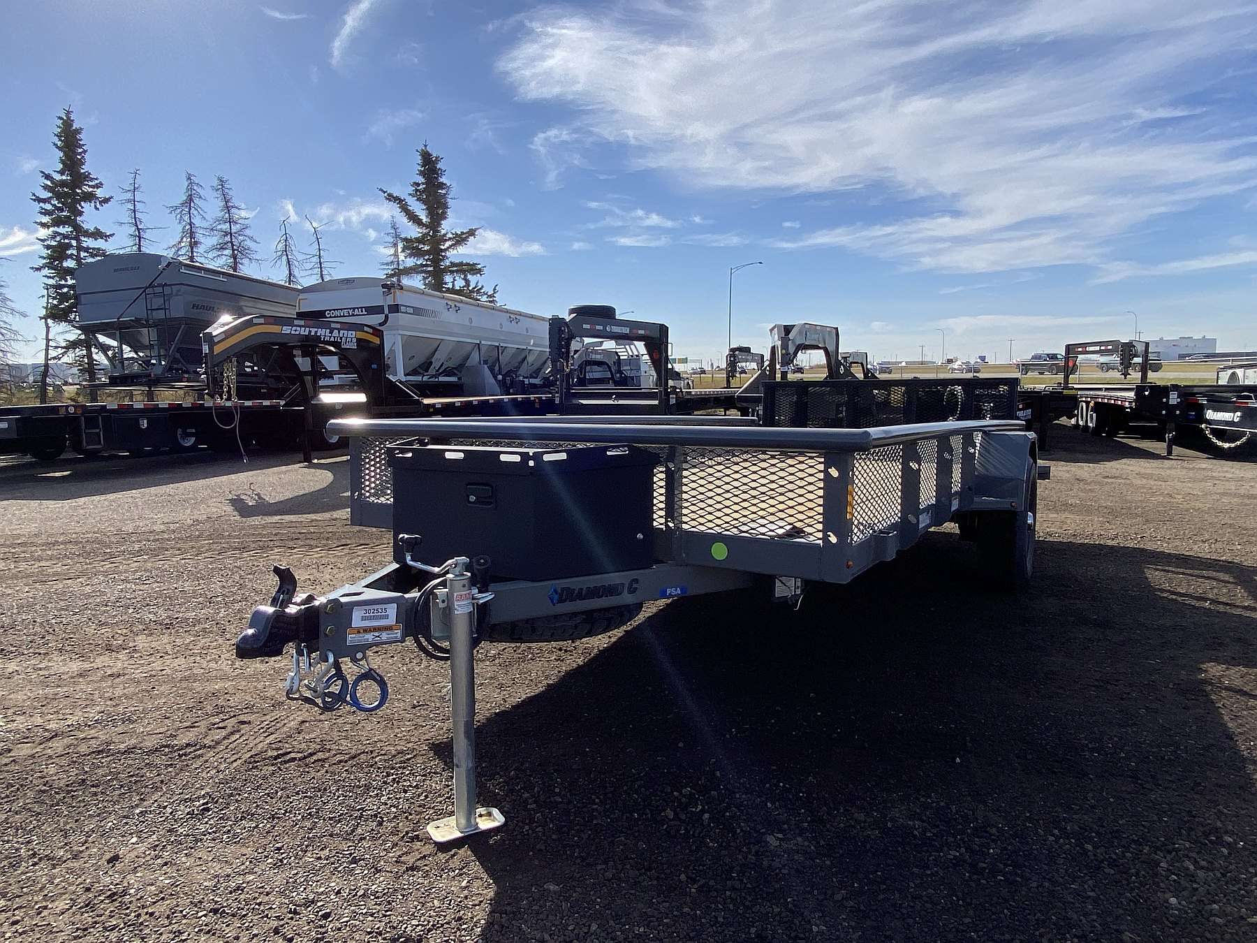 2025 Diamond C 14' Premium Utility Trailer