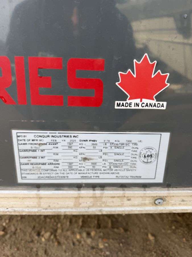 2025 Double A Ranger Series 7x20 Enclosed Trailer