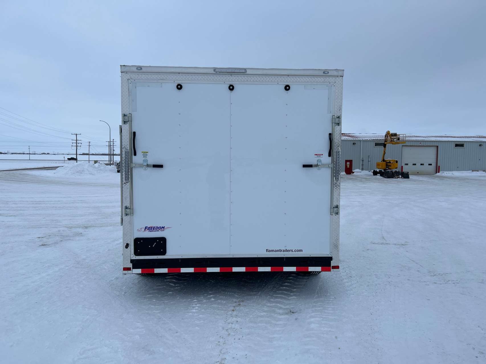2025 Freedom 8'6" x 12' + V-Nose Enclosed Trailer