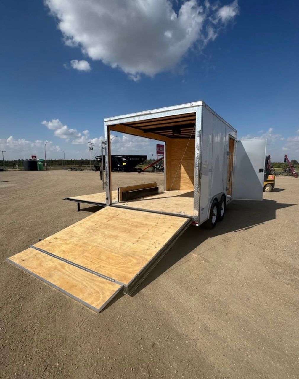 2025 Freedom 8'6" x 12' + V-Nose Enclosed Trailer