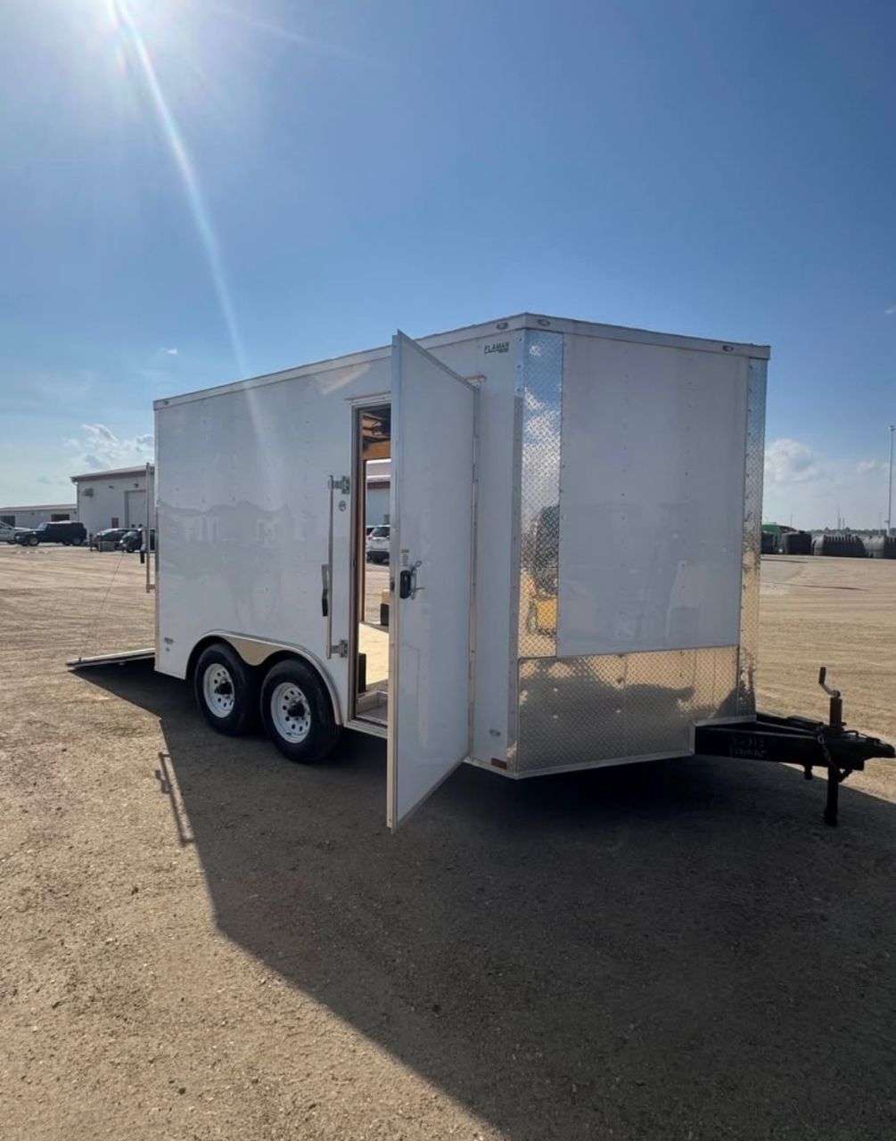 2025 Freedom 8'6" x 12' + V-Nose Enclosed Trailer