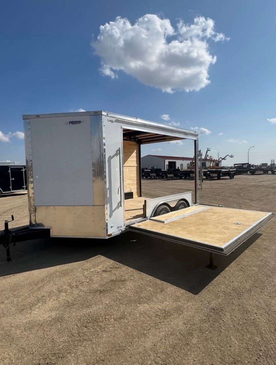 2025 Freedom 8'6" x 12' + V-Nose Enclosed Trailer
