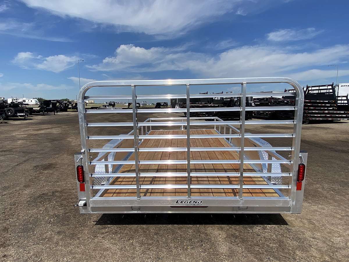 2025 Legend 7'x14' Deluxe Aluminum Utility Trailer