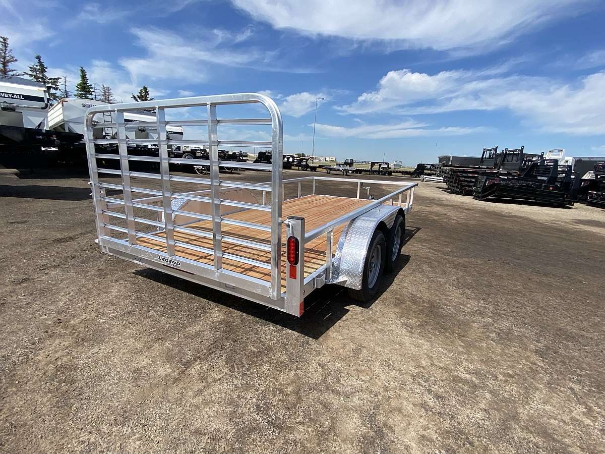 2025 Legend 7'x14' Deluxe Aluminum Utility Trailer