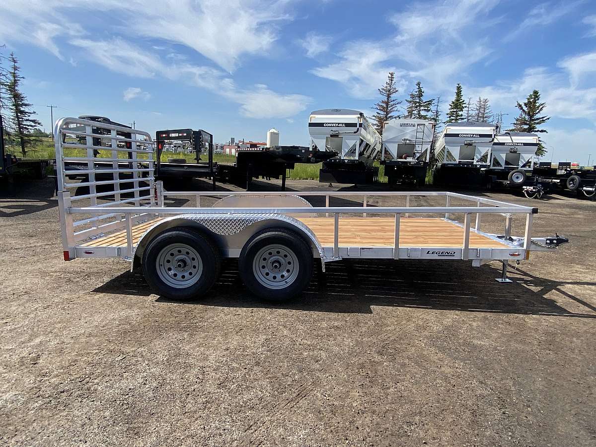 2025 Legend 7'x14' Deluxe Aluminum Utility Trailer