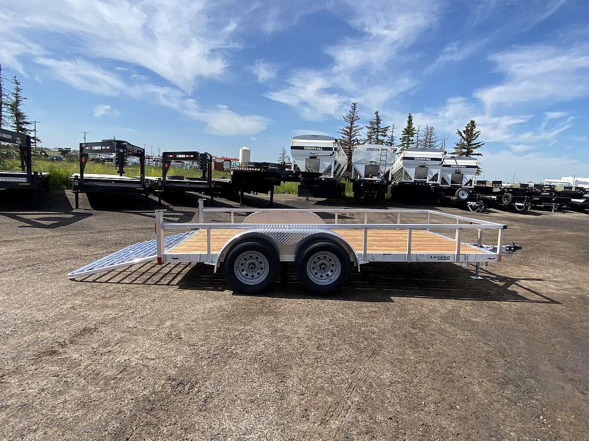 2025 Legend 7'x14' Deluxe Aluminum Utility Trailer