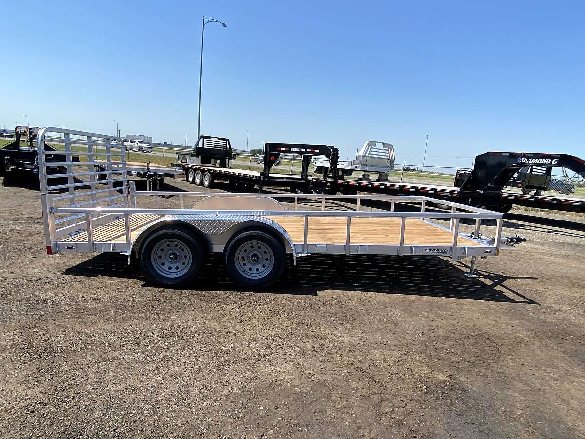 2025 Legend 7'x16' Deluxe Aluminum Utility Trailer