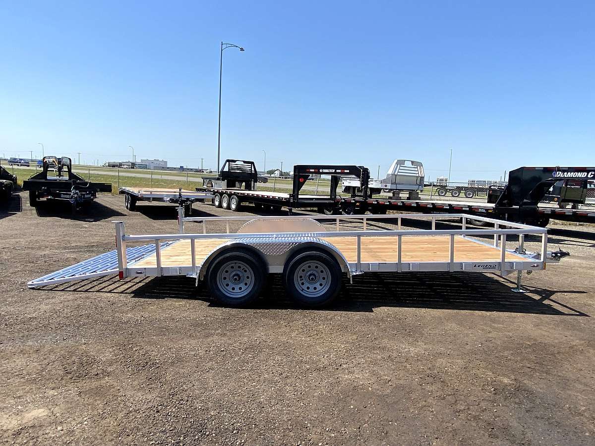 2025 Legend 7'x16' Deluxe Aluminum Utility Trailer