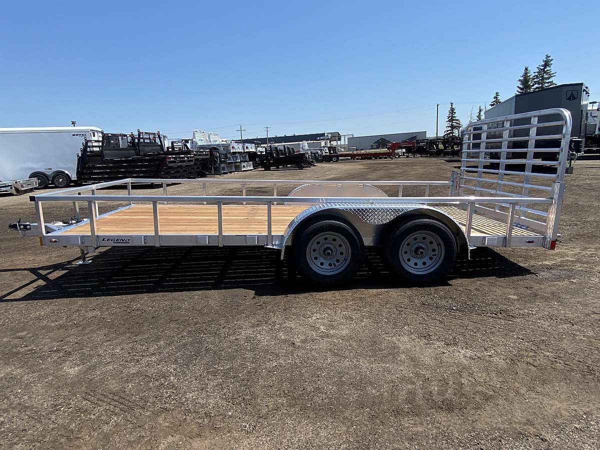 2025 Legend 7'x16' Deluxe Aluminum Utility Trailer